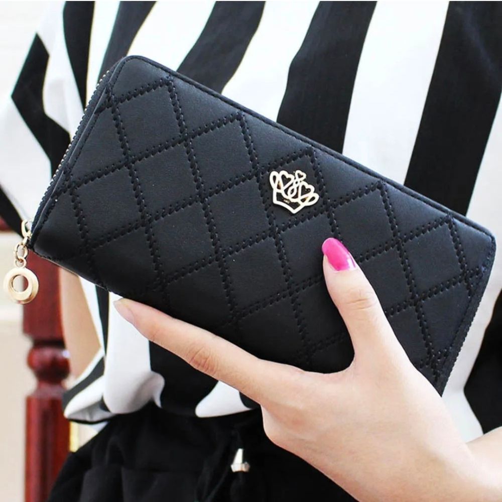 Women Lady PU Leather Wallet Card Holder Long Clutch Handbag Best Gift US